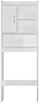 Melhores produtos domésticos Ace Over-the-Toilet Storage Gabinet em branco