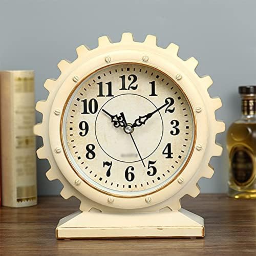 N/A Mesa vintage Relógio Decoração de casa Relógios de plástico mudo relógios de plástico artesanato em casa mesa de relógio de mesa assistir presente