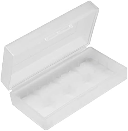 Bettomshin 2 x 18650 caixa de organizador de caixa de armazenamento de bateria transparente