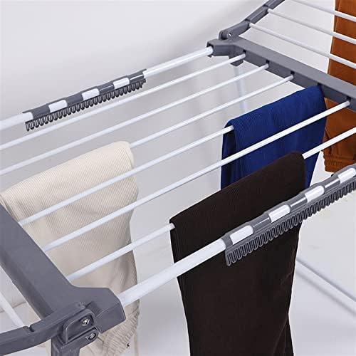 Roupas dobráveis ​​domésticas de armazenamento fácil Aeródromo de rack com meias ganchos de roupa de baixo para lavanderia Organização