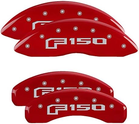 Capas de pinça MGP 10219SF16RD Tampas de freio vermelho para Ford F-150 2012-2020 gravado com F-150