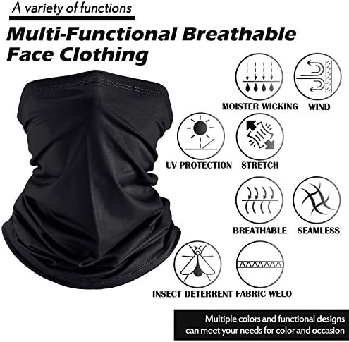 Vestia UV Vestia do pescoço Lenço balaclava Balaclava lenço de tampa de rosto respirável