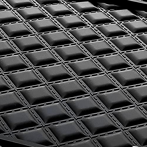 TECNOTIVO XOTIC 2PCS Bling Crystal Black Anti-deslizamento do painel de carros grossos tapete pegajoso para celular, chave de carro, óculos de sol