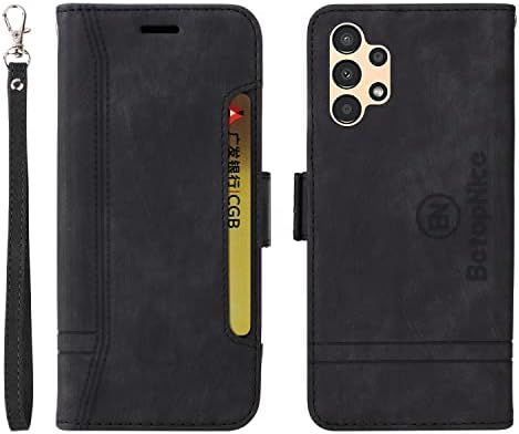 Caixa da carteira de flip de telefone Compatível com a capa Samsung Galaxy A13 5G Wallet, capa de carteira magnética