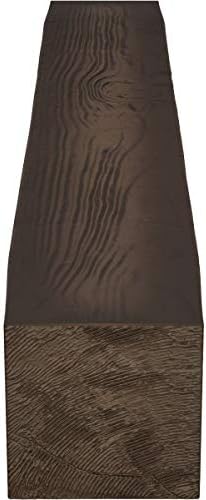 Ekena Millwork Manusd08x10x48nm Mantel de lareira de madeira de madeira falada em areia, 8 h x 10 d x 48 W, mogno natural