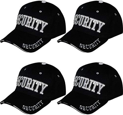 Online Best Service Security Capt Cap Hats, preto
