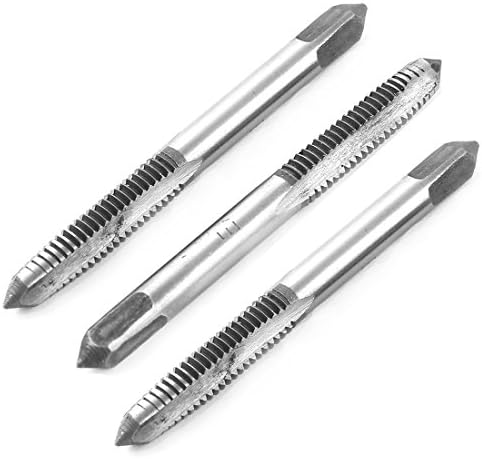 Aexit M6 61 Taps Comprimento HSS Strangthing Shank Ponto Espiral parafuso Frea Hand Machine Tap Tools Spiral Flute Taps 3 PCs