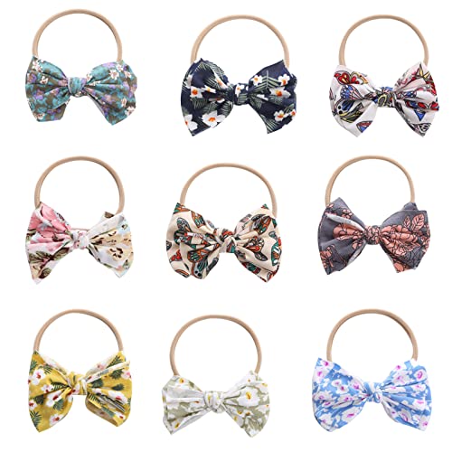 Girls Hair giz Toddler Baby Girls Firms Floral Band Bowknot Elastic Hair Band para Infantas Barrettes Mulheres Mini