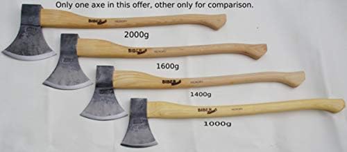 Biber Muller Beaver-Axe Bit Bit Felling 1600G, 5,65 libras-Linha Classic-S-alça de nogueira americana-Hand forjada na Áustria-7019,16