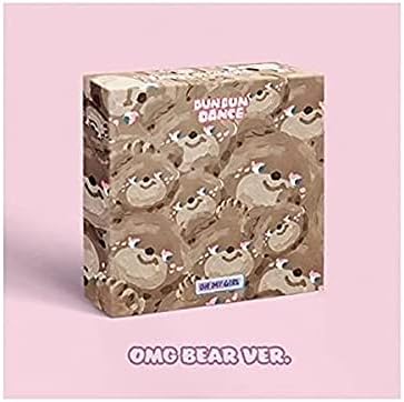 Oh minha garota querida ohmygirl 8º mini álbum omg urso versão cd+116p photobook+2p fotocard+2p Selfie fotocard+1p ilustração posta