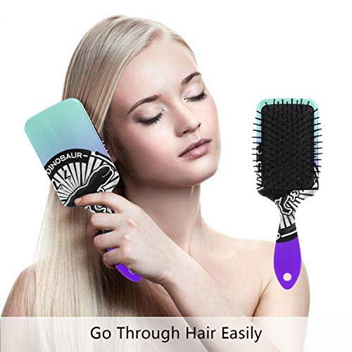 Vipsk Air Almofada escova de cabelo, grafite colorido de plástico, boa massagem adequada e escova de cabelo anti -estática para cabelos secos e molhados, espesso, encaracolado ou reto