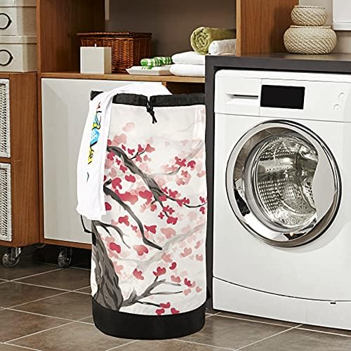 Bolsa de lavanderia da primavera com alças de ombro com alças de lavanderia Backpack Back Fechamento de Custring Handper Hursper