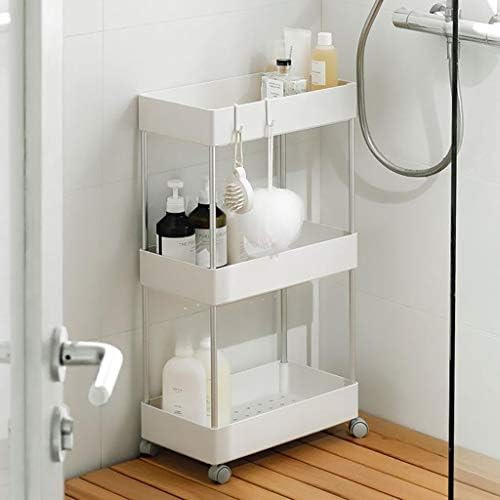 Prateleiras caseiras jyxcoShelf, estantes de prateleiras simples da cozinha de cozinha banheiro móvel para montagens móveis rack