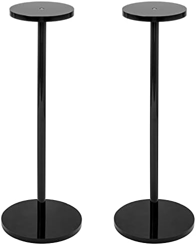 Mygift 16 polegadas Hat Rack Stand, Premium Black Acrílico Letterernding Hat Stand e Rack de exibição de peruca de mesa, conjunto