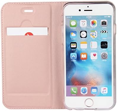 Caso do iPhone 6s/6, capa de carteira de couro PU clássica Jaorty PU com slots de cartão de crédito, bolso, suporte para suporte, fechamento
