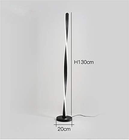 Luckxuan Floor Lamp for Bedroom European Creative led de piso vermelho luminária sala de estar quarto simples de estudo moderno de cama