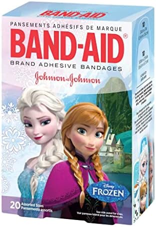 Disney Frozen Band-Aid 100 contagem total de tamanhos e designs variados