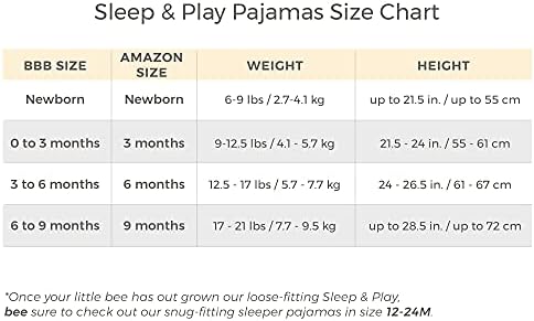 Burt's Bees Baby-Boys Sleep and Play Pijamas, Algodão Organic Romper Jumper Zip Front PJS