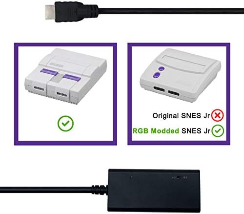 Cabo HDMI para Super Nintendo SNES, Super Famicom SFC Console