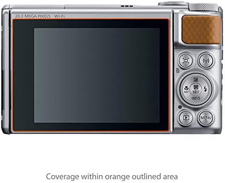 Protetor de tela de ondas de caixa compatível com Canon PowerShot SX740 HS - CRISTAL CLEARTOUCH, HD Film Skin - Shields de