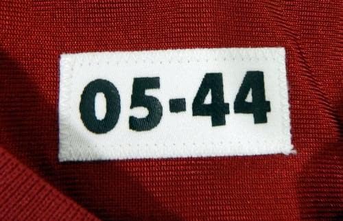 2005 San Francisco 49ers Blank Jogo emitido Red Jersey 44 DP34692 - Jerseys de jogo NFL não assinado não assinado