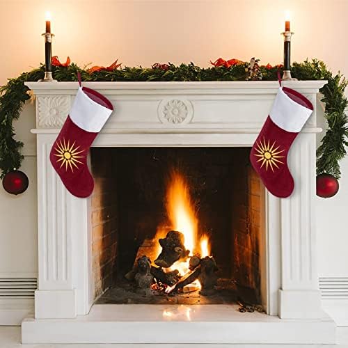 Bandeira da Macedônia Grécia Christmas Solping Staque