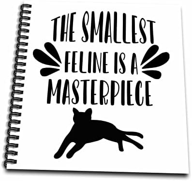 3drose menor obra -prima felina da natureza citação de gato preto - livros de desenho