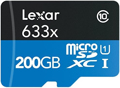 Lexar de alta performance microSDXC 633X 200GB UHS-I W/USB 3.0 CARTÃO DE MEMÓRIA FLASH LEITOR-LSDMI200BBNL633R