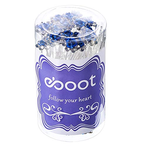 Eboot 40 pacote de cabelo pinos de cabelo rosa flor clipes de cabelo para casamentos de noiva Acessórios para jóias de cabelo,