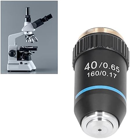 Objetivo do microscópio, 40x Lente de ampliação de alta transmitência de alta transmitância de alta transmitância de