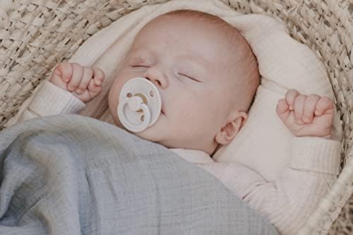 Babadores abraçam o bebê do bebê | Tecido orgânico de musselina | Macio, respirável e absorvente | Feito na Dinamarca | Mede