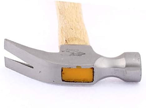 X-Dree, alça de madeira redonda de garra de garra Hammer 12 de comprimento (Mango de Madera, Horquilla Redonda, Martillo de Garra,