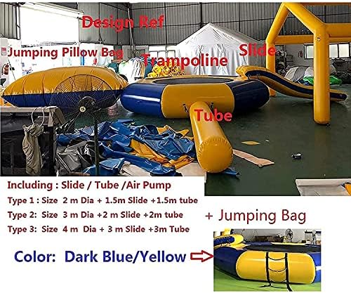 Trampoline Parque aquático de água inflável de trampolim inflável Equipamentos infláveis ​​de esportes aquáticos, trampolim