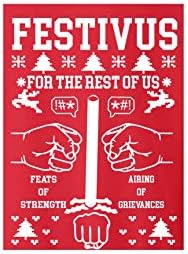 AllTrends adultos Festivus Festivus Anti Natal Secular Holiday Reclame Top