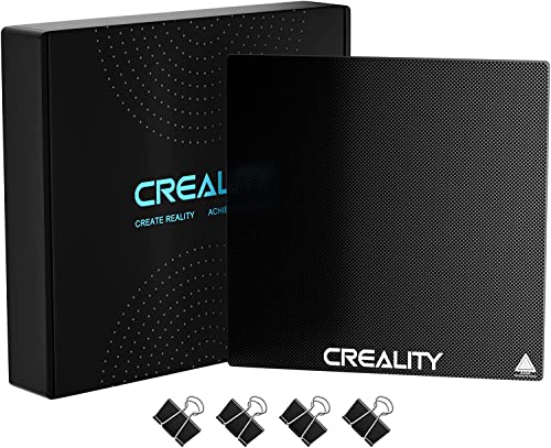Creality CR-10/CR 10S Plataforma de impressora 3D de cama de vidro temperado, 310 x 310mm de compilação de vidro temperado com