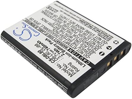Bateria de substituição para SANYO VPC-X1250 VPC-X1400 VPC-X1420 XACTI DMX-CG100 XACTI DMX-CG100L E Outros produtos, consulte
