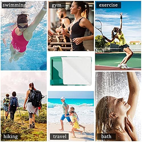 Deyya Palmier Palmtree 2 embalagem Toalha de resfriamento Microfiber Sweat Sport Sport Toardes Toneco para treino Gym Fitness