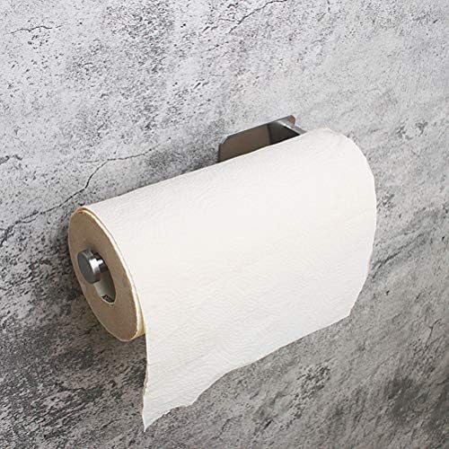 Suporte de tecido de cabilock 1pc Rolo de papel de papel de parede montado em aço inoxidável rolagem de papel higiênico para banheiro da cozinha no banheiro