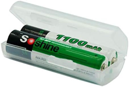 Caixa de bateria OUNONA Caixa de armazenamento de suporte de bateria para 4 x baterias AAA