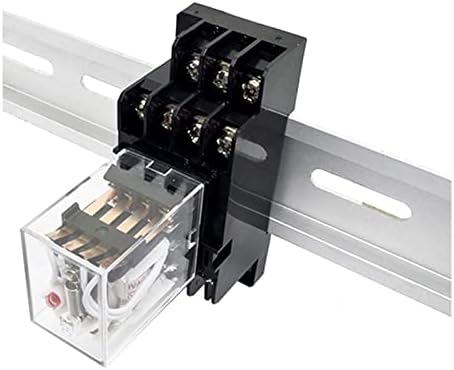 My2nj my4nj 5a revezamento de bobina geral dpdt 4no 4nc DC 12V 24V ly2nj 10a Indicador LED relés de potência AC 110V 220V Socket 1PCS