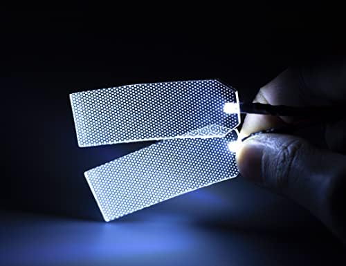 MLNYITUS Flexível RGB DIY Decorações LEDs LEDs mudam de cor de falha de cor kit AAA Adequado para Cosplay Capacete DIY Modificação