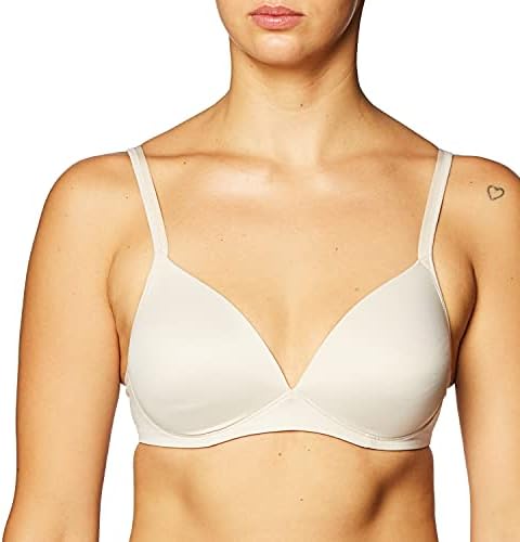 Os elementos femininos da Warner de apoio e conforto sem fio T-Shirt Bra 1298