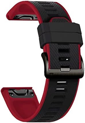 26 22mm Sport Silicone Watch Bandrap Wristrap para Garmin Fenix ​​6x 6 6s Pro 5x 5 mais 3 3HR D2 MK2 Easy Fit Rapplel Release