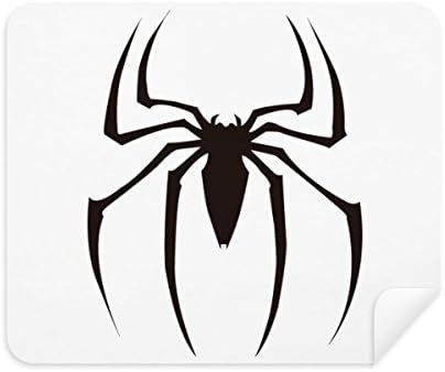 Black Insets Spider Ilustração Limpeza de pano Clearner 2pcs Camurça tecido de camurça