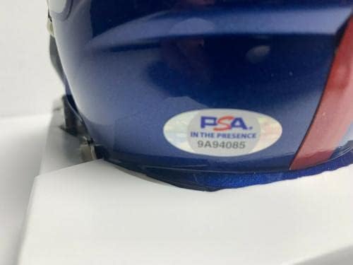 Adoree 'Jackson assinou o New York Giants Mini capacete PSA 9A94085 - Mini capacetes autografados da NFL