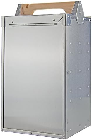 Caixa frontal de alumínio, tipo horizontal, 2 níveis