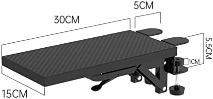 Suporte de descanso de braço de computador Pitsorozy para mesa, suporte de braço de mouse resistente, extensor de mesa para