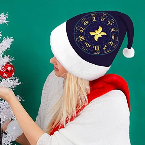Peixes no Circle Christmas Hat Hat personalizado Hat de Papai Noel Decorações de Natal engraçadas