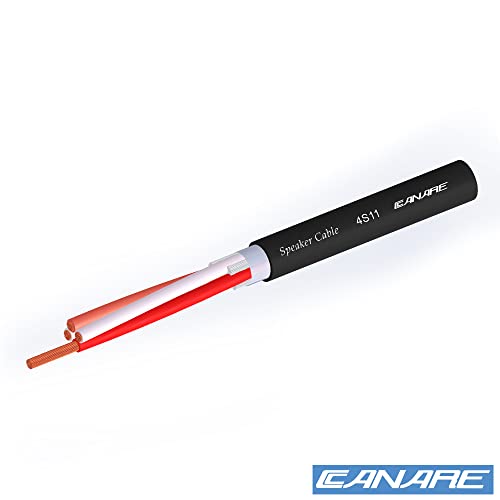 10 pés - CANARE 4S11 - Audiophile Grade - HiFi Star -Quad Bi -Wire Cable Par com eminência Banana e conectores Spade