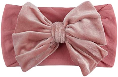 Yuyeran 5 PCs/set meninas meninas Bow Band para a cabeça Pleuche Velvet